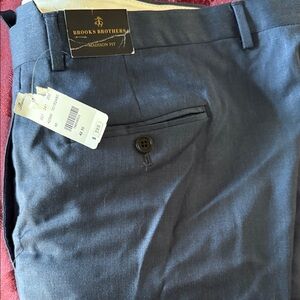 💰SALE NWT Brooks Brothers Dark Blue Madison Fit Pants